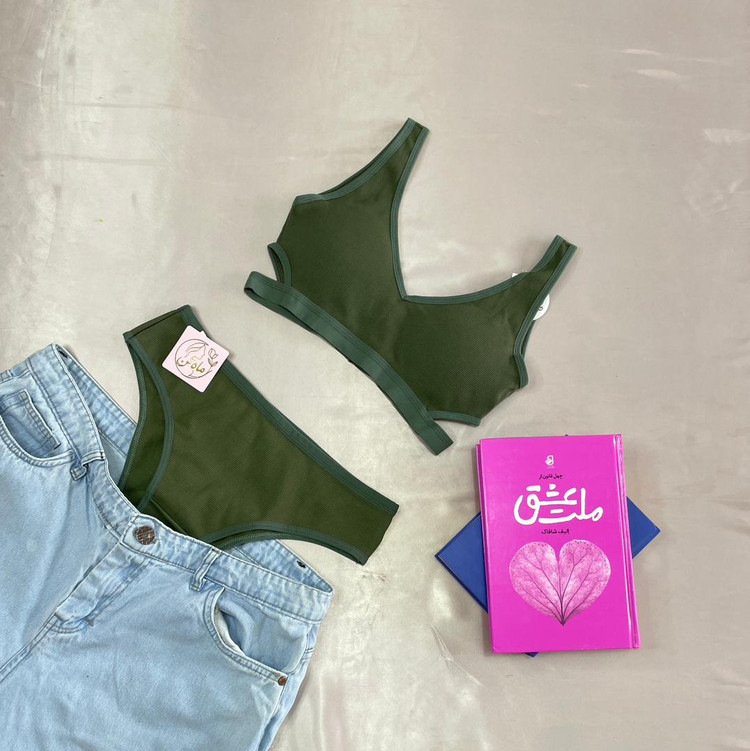 ست نیمتنه و شورت زنانه کبریتی بغل باز